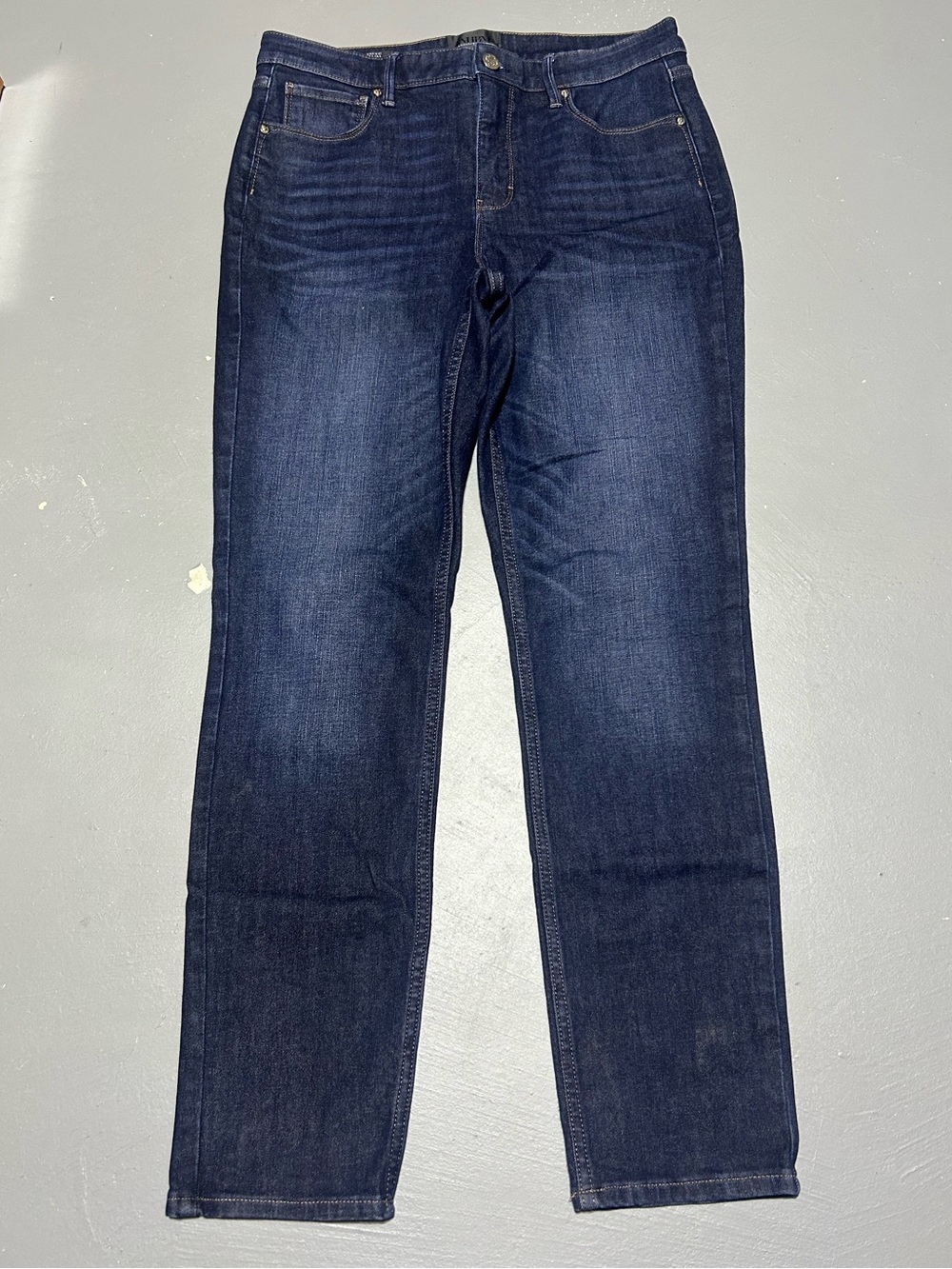 White House Black Market High Rise Slim Sculpt Denim Blue Jeans (Womes Size 10)